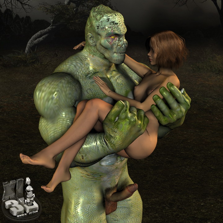 Green monster sex 3d